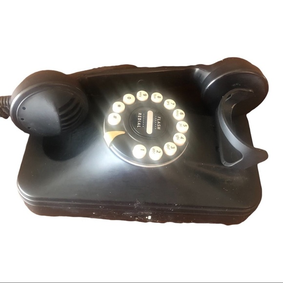 VTG Black Vintage Push Button Phone in Excellent Used Condition - Picture 3 of 6